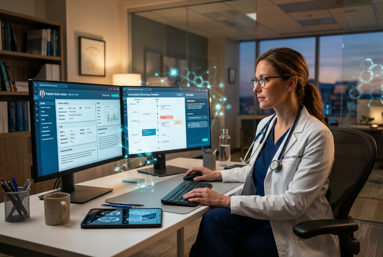 AI vs human medical record review: MD + AI physician expertise